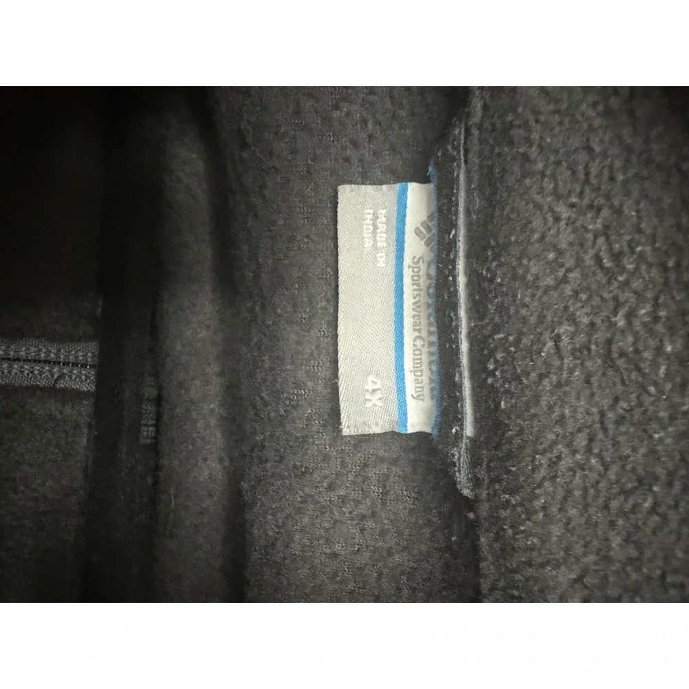 Columbia Sportswear 4X Fleece Jacket Colorblick Gorpcore Full Zip Plus Size